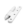 Zawias do drzwi 140x55mm stal biały rozłączny PRAWY (pl) mod. 507