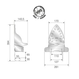 Uchwyt na żelazko i deskę do prasowania