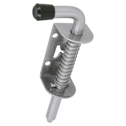 Zasuwa garażowa rygiel blokada ze sprężyną 127mm inox mod. 476