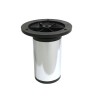 Noga meblowa nogi okrągłe 50x100-120 z regulacją chrom - 4szt. mod. 22