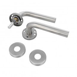 Klamka z INOXu rozeta okrągła mod. 4RX