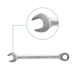 Klucz płasko-oczkowy z grzechotką 6mm TCSPAR061 (D)