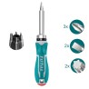 Wkrętak, śrubokręt z grzechotką i zestawem 7 bitów mod. TACSD30086 (D)