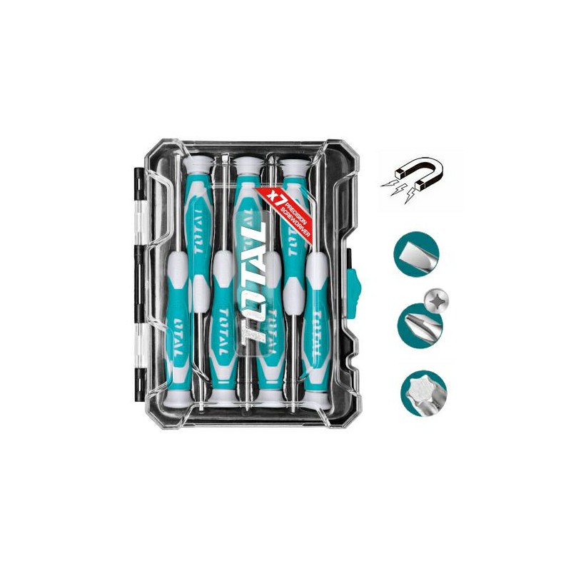 Wkrętaki precyzyjne zestaw 7szt. mod. THT250726 (D)