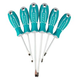 Wkrętaki płaskie SL i krzyżowe PH zestaw 6szt. THT250606 (D)