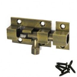 Zasuwka 40mm mosiężna złoto antyczne mod. 391