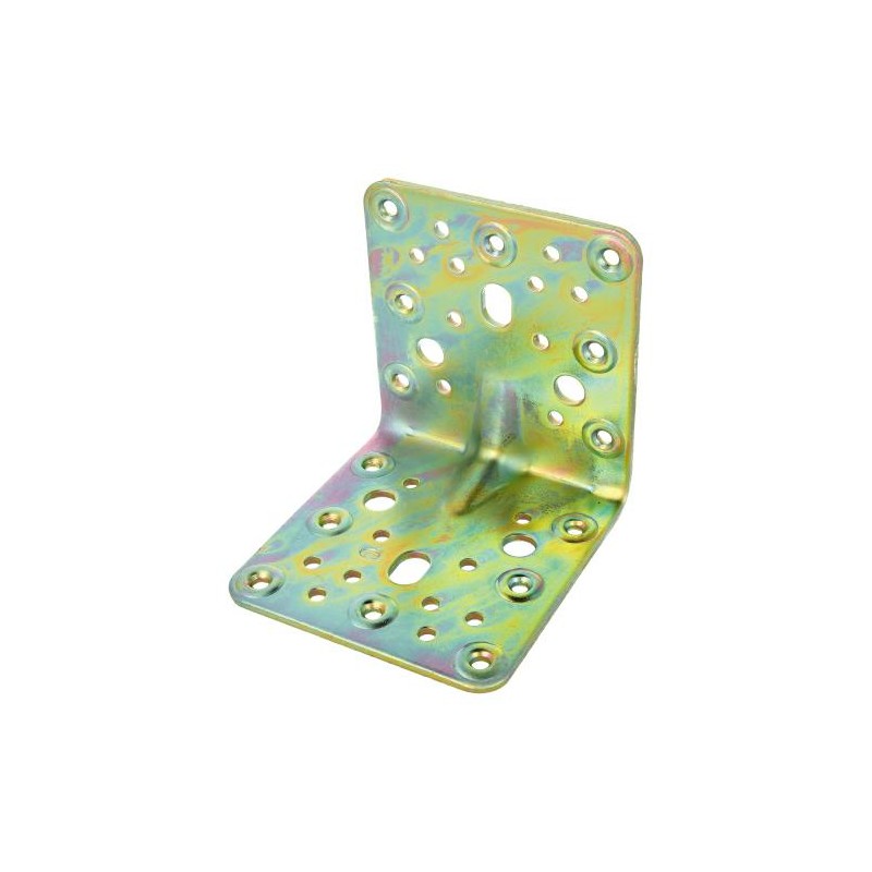 Łącznik kątowy 103x103x100mm żółty ocynk mod.303