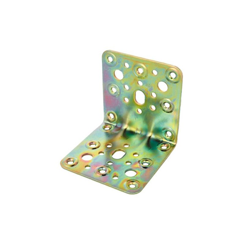 Łącznik kątowy 90x90mm żółty ocynk mod.302