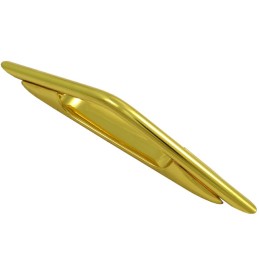 Uchwyt meblowy 128mm z podstawką złoty mod. 75