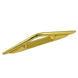 Uchwyt meblowy 128mm z podstawką złoty mod. 75