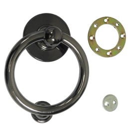 Kołatka drzwiowa Bull Ring Hardex brąz 127mm okrągła