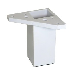 Noga meblowa nogi kwadratowe 40x40x100mm ABS białe - 4szt mod. 21