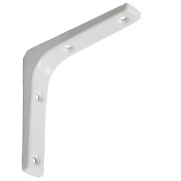 Wspornik półki stalowy stalowy biały 100x100mm mod. 2