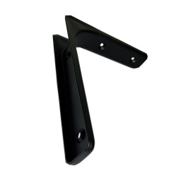 Wspornik półki stalowy czarny 200x150mm mod. 2