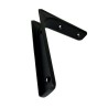 Wspornik półki stalowy czarny 200x150mm mod. 2