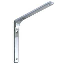 Wspornik półki stalowy chromowany 300x250mm  mod. 2