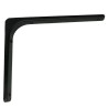 Wspornik półki stalowy czarny 300x250mm mod. 2