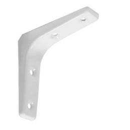 Wspornik półki stalowy biały 75x75mm mod. 2