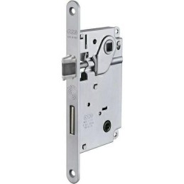 Zamek drzwiowy łazienkowy 90/50 chrom mat F18 CENTRO z ryglem