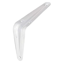 Wspornik półki stalowy biały 100x75mm mod. 1