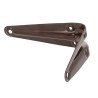 Wspornik półki stalowy brązowy 100x75mm mod. 1