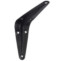 Wspornik półki stalowy czarny 100x75mm mod. 1
