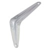 Wspornik półki stalowy srebrny 100x75mm mod. 1