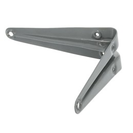Wspornik półki stalowy szary 100x75mm mod. 1