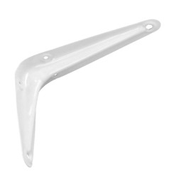 Wspornik półki stalowy biały 125x100mm mod. 1