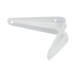 Wspornik półki stalowy biały 125x100mm mod. 1
