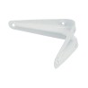 Wspornik półki stalowy biały 125x100mm mod. 1