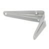 Wspornik półki stalowy srebrny 125x100mm mod. 1