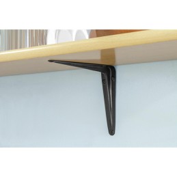 Wspornik półki stalowy czarny 150x125mm mod. 1