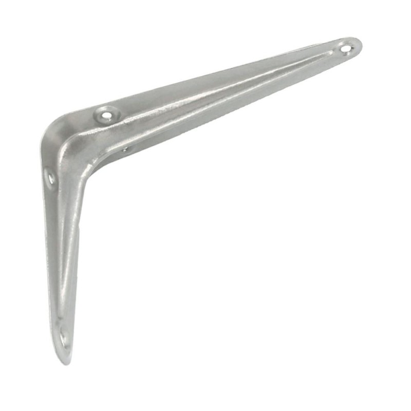 Wspornik półki stalowy srebrny 150x125mm mod. 1