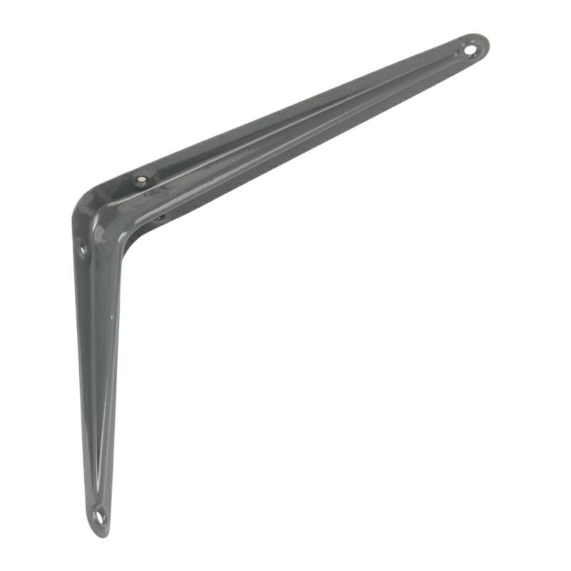 Wspornik półki stalowy szary 175x150mm mod. 1
