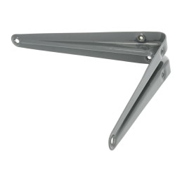 Wspornik półki stalowy szary 175x150mm mod. 1