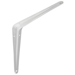 Wspornik półki stalowy biały 200x150mm mod. 1