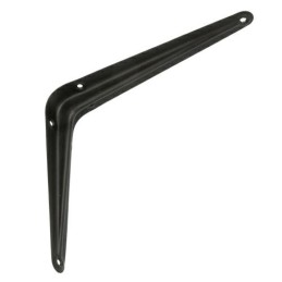 Wspornik półki stalowy czarny 200x150mm mod. 1