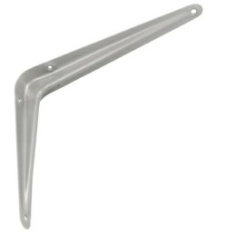 Wspornik półki stalowy srebrny 200x150mm mod. 1