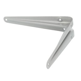 Wspornik półki stalowy srebrny 200x150mm mod. 1