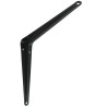 Wspornik półki stalowy czarny 225x200mm  mod. 1