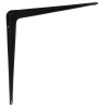 Wspornik półki stalowy czarny 225x200mm  mod. 1
