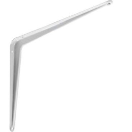 Wspornik półki stalowy biały 300x250mm mod. 1