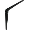 Wspornik półki stalowy czarny 300x250mm mod. 1
