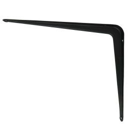 Wspornik półki stalowy czarny 300x250mm mod. 1