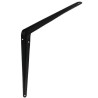 Wspornik półki stalowy czarny 350x300mm mod. 1