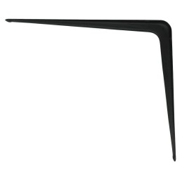 Wspornik półki stalowy czarny 350x300mm mod. 1