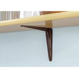 Wspornik półki stalowy czarny 400x350mm mod. 1