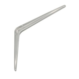 Wspornik półki stalowy srebrny 400x350mm mod. 1