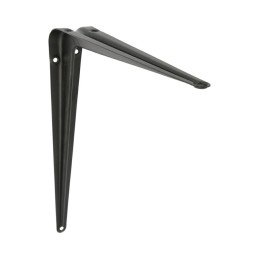 Wspornik półki stalowy czarny 450x400mm mod. 1